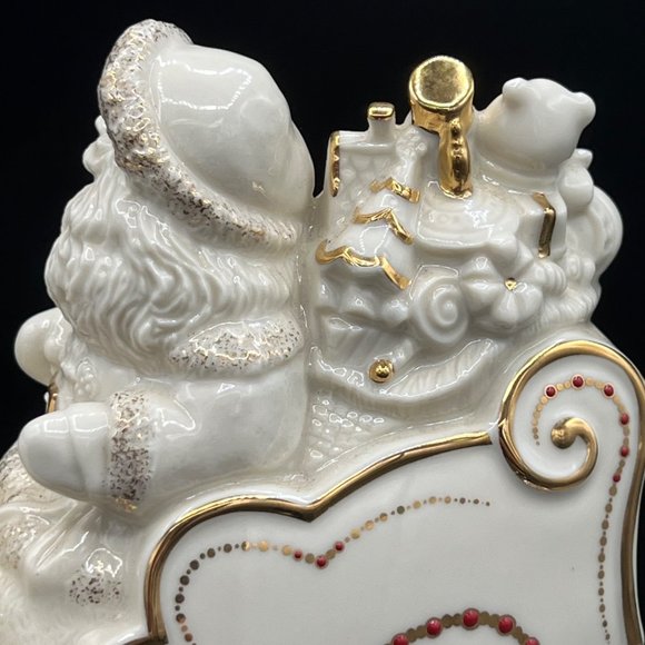 Lenox Dash All The Way Collection Santa Sleigh Christmas Holiday Home Decor - Picture 7 of 16